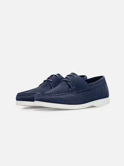 Suede Lace Up Loafers