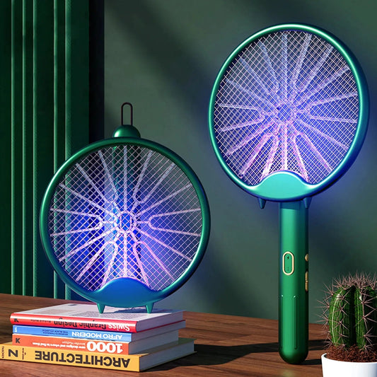 Mosquito Racket Killer Lamp USB Rechargeable Foldable Lamp