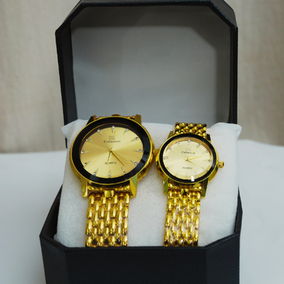 Latest Stylish His & Her Couple Wrist Watch