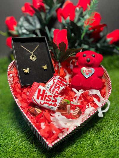 Valentine's Heart-Shaped Gift Box