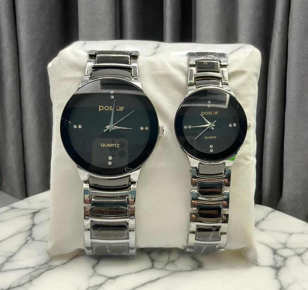Stainless Steel Couple Watches For Men and Woman