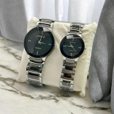 Stainless Steel Couple Watches For Men and Woman