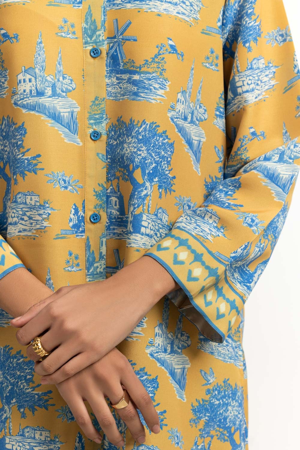 Poly Cambric Printed Co-Ord Set