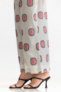 Jacquard Embellished Shirt And Printed Lawn Trouser