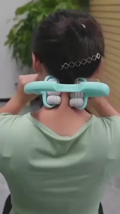 Neck Massage Roller, Deep Massager For Neck, Back, Shoulders.